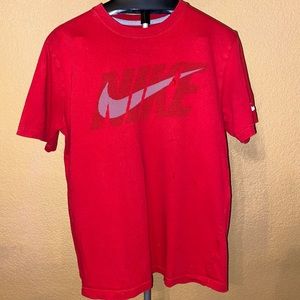 Nike Logo Red T-Shirt